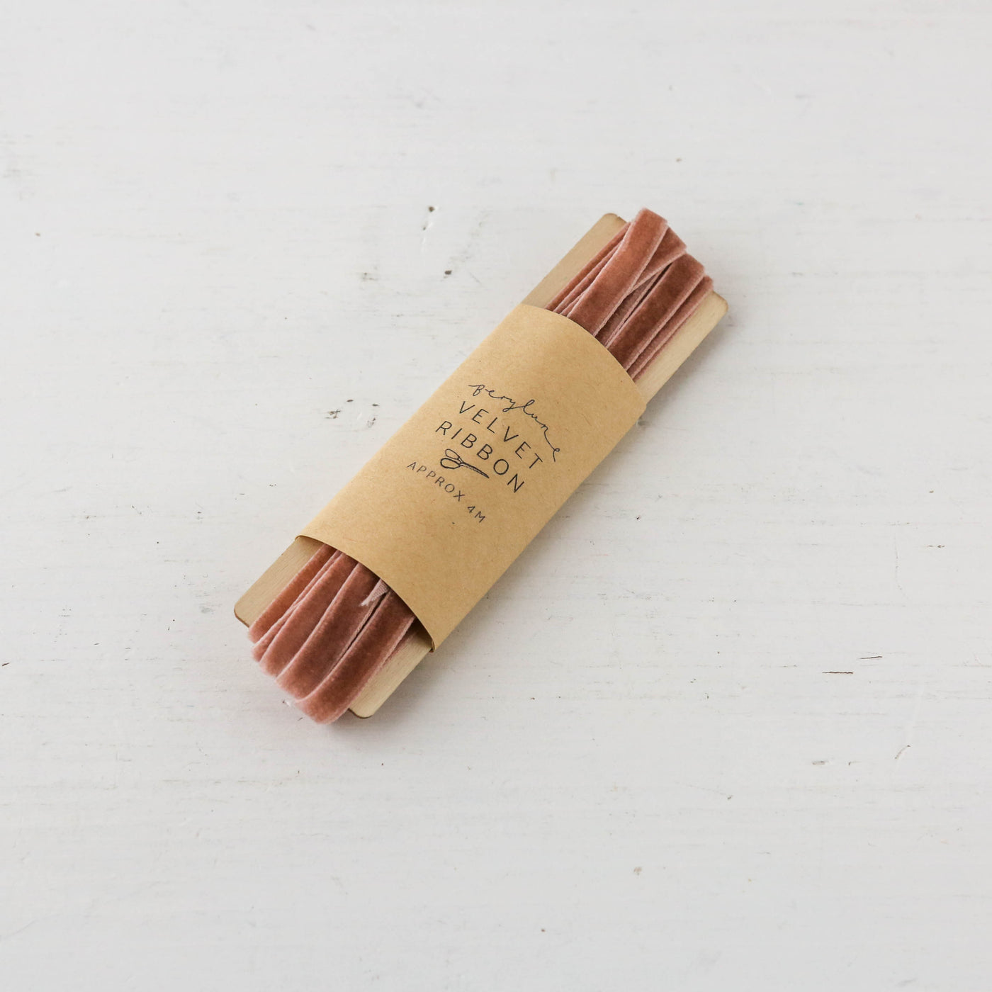 Thin Velvet Ribbon - 4m