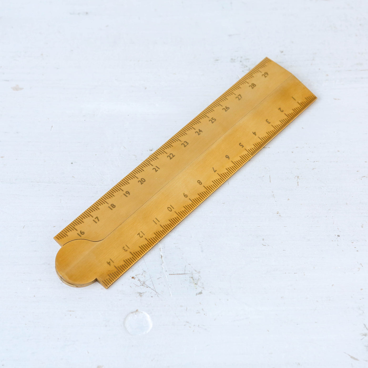 'Stria' Brass Folding Ruler
