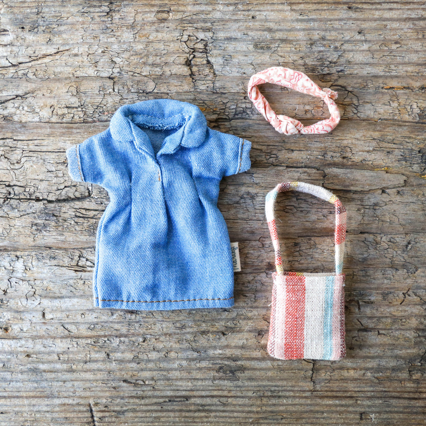 Denim Dress & Bag - Mum Mouse Clothes