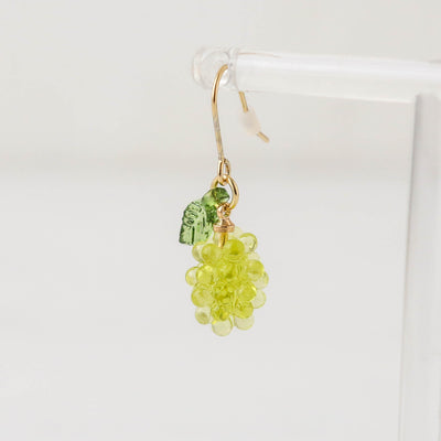 Green Grapes Drop Earrings