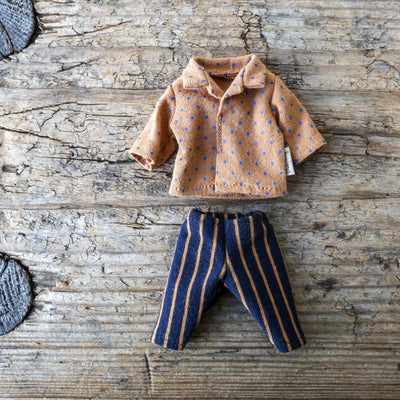 Shirt & Striped Pants - Dad Mouse Clothes