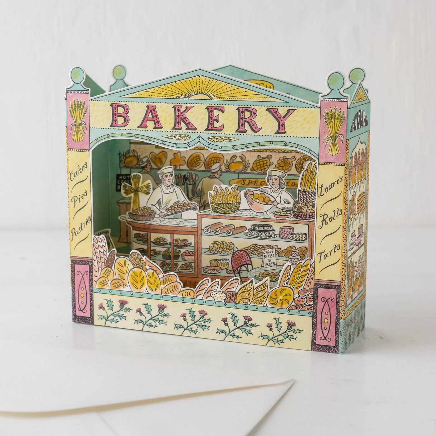 Bakery Die-Cut 3D Greetings Card