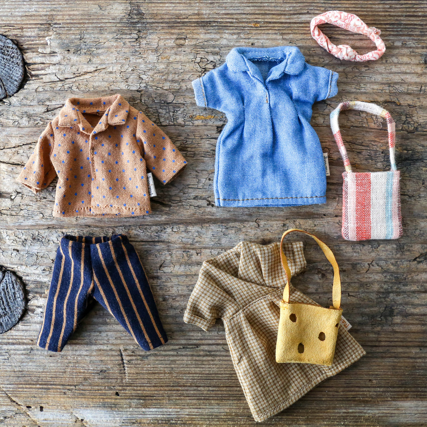 Denim Dress & Bag - Mum Mouse Clothes