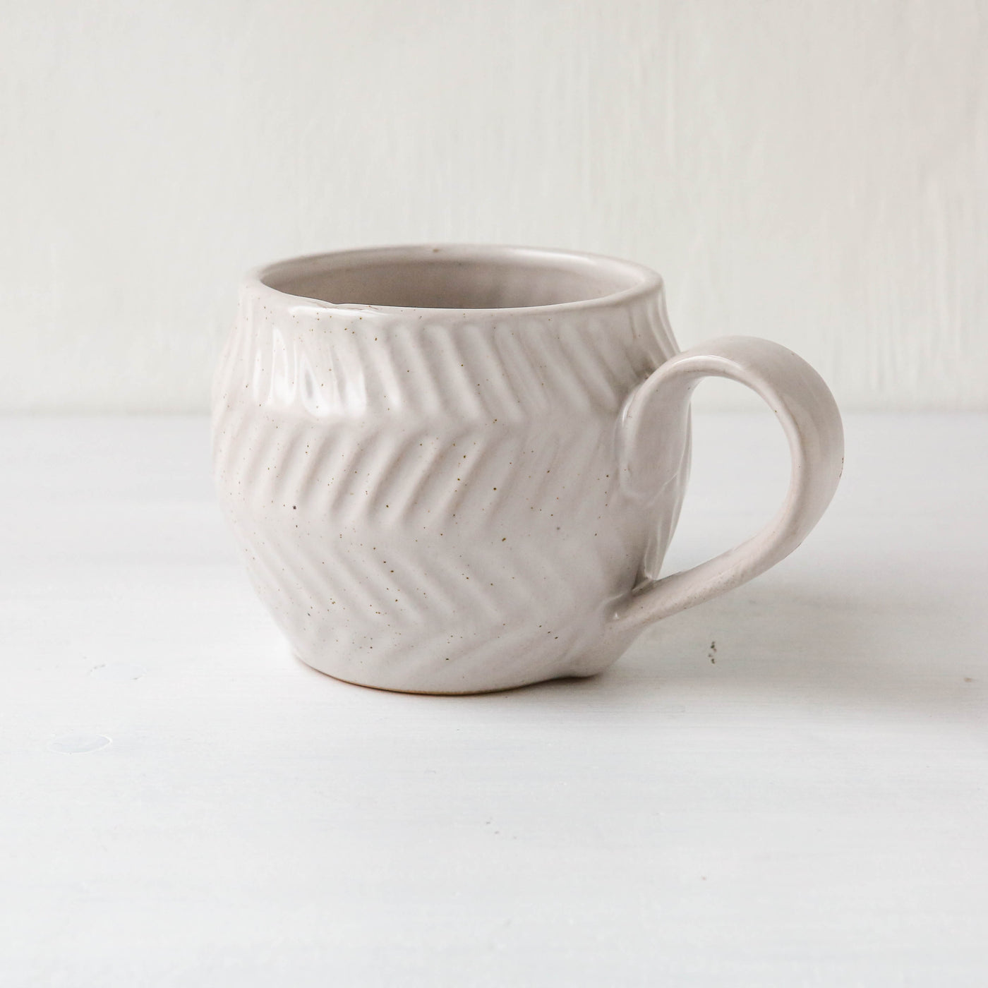 Maian Stoneware Mug - White