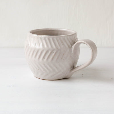 Maian Stoneware Mug - White