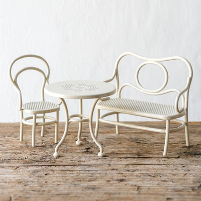 Café Set for Maileg Mice - Off White
