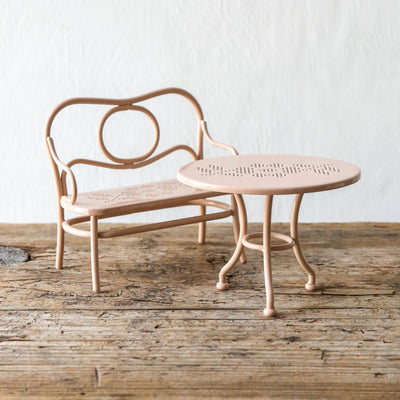 Café Set for Maileg Mice - Pale Pink