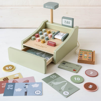 Wooden Toy Cash Register