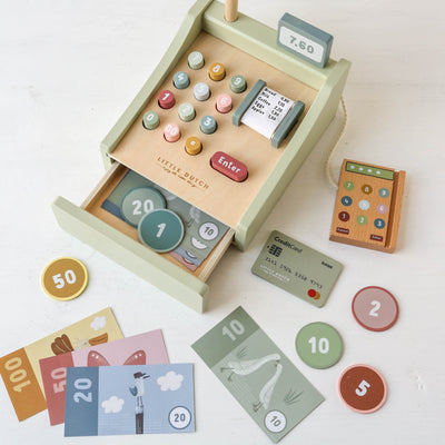 Wooden Toy Cash Register