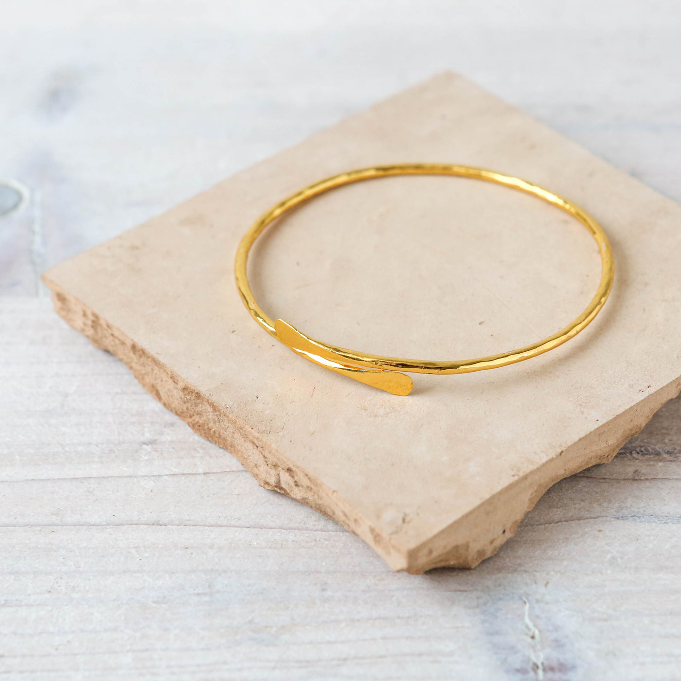 Gold Plated Brass Bangle