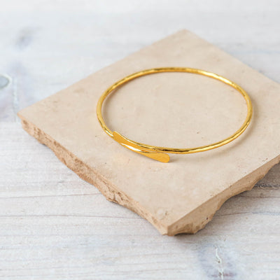 Gold Plated Brass Bangle