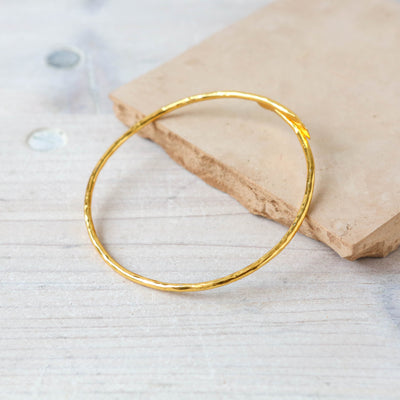 Gold Plated Brass Bangle