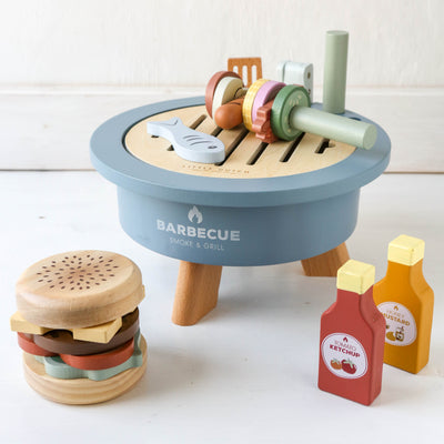 Wooden Toy Barbecue Set