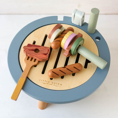 Wooden Toy Barbecue Set