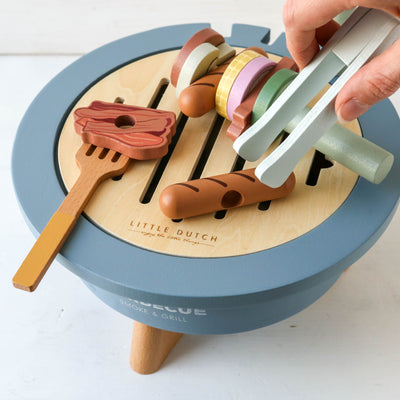 Wooden Toy Barbecue Set