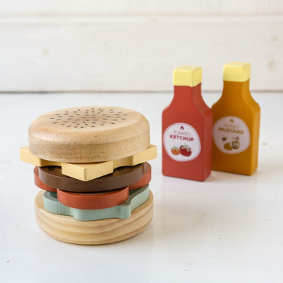 Wooden Toy Barbecue Set