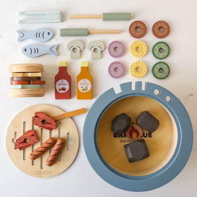 Wooden Toy Barbecue Set