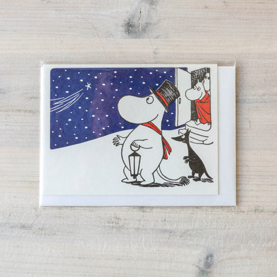 Moomin Shooting Star Letterpress Card