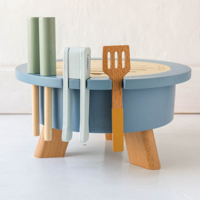 Wooden Toy Barbecue Set