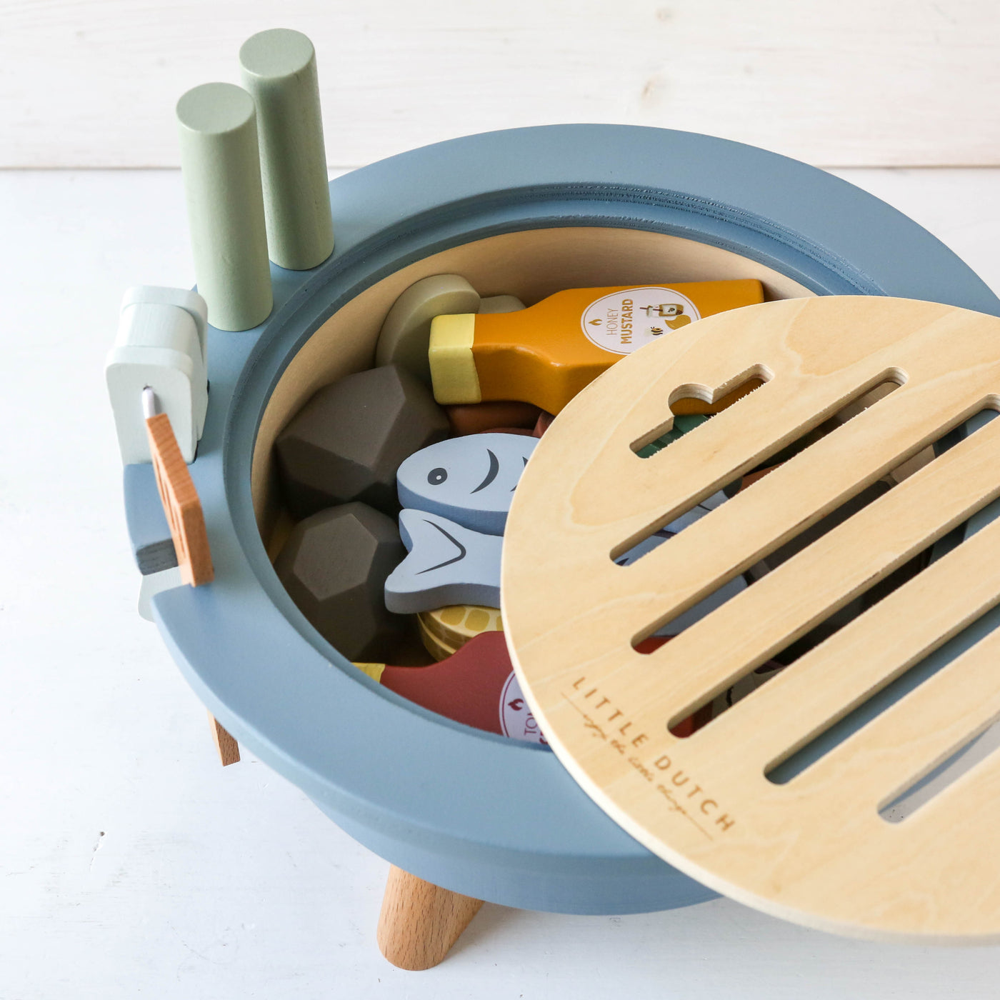 Wooden Toy Barbecue Set