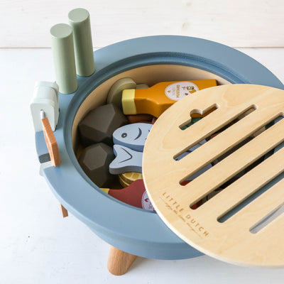 Wooden Toy Barbecue Set