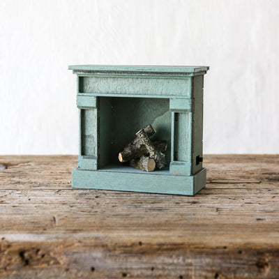 NEW Maileg Fireplace - Blue