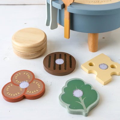 Wooden Toy Barbecue Set