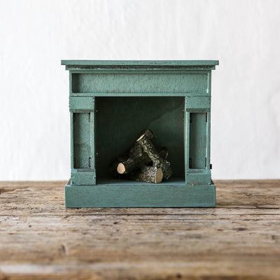 NEW Maileg Fireplace - Blue