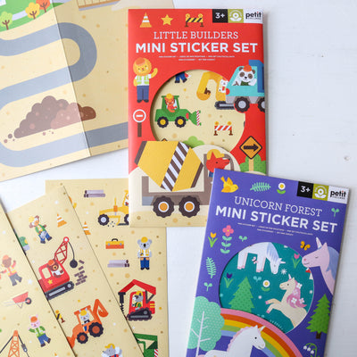 Little Builders Mini Sticker Set