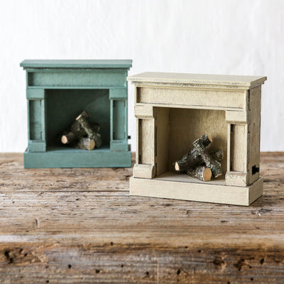NEW Maileg Fireplace - Blue