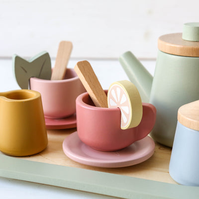 Wooden Toy Tea Set