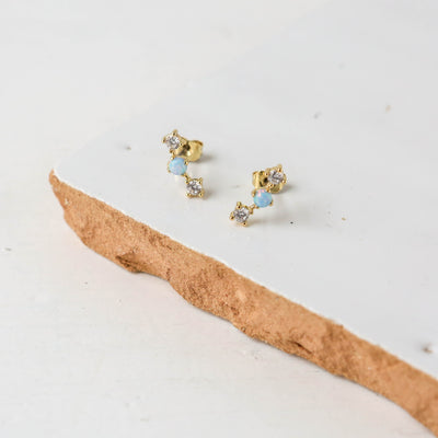 Opal Ear Climber Earrings - Mira