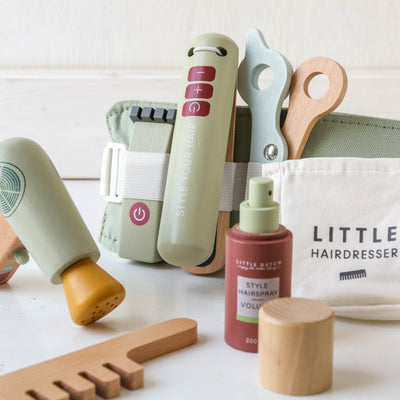 Wooden Toy Hairdresser set