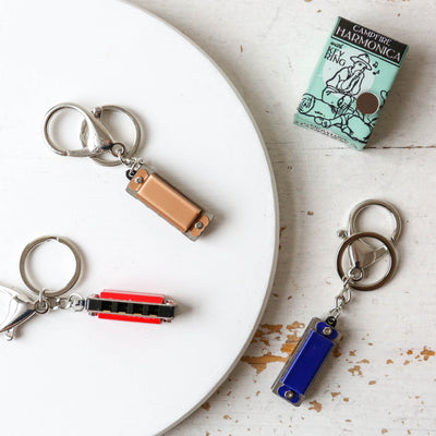 Mini Harmonica Keyring