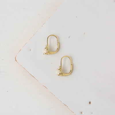 Moonstone Hoop Earrings - Quinn
