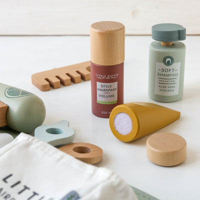 Wooden Toy Hairdresser set