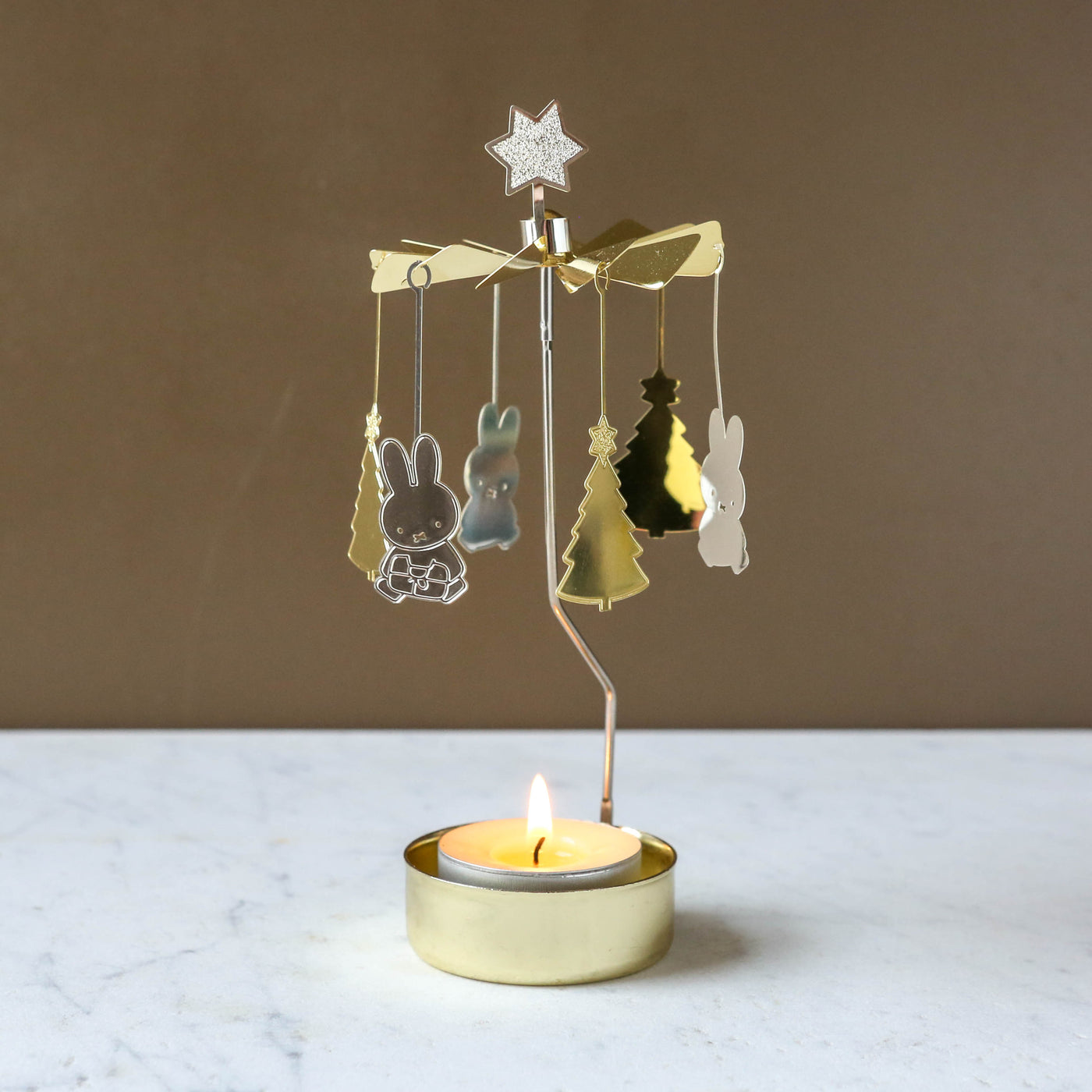 Anglaspel Candle Holder - Miffy Christmas