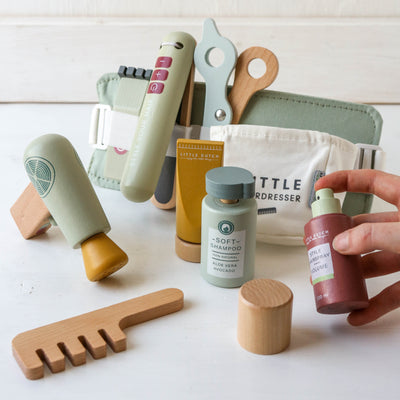Wooden Toy Hairdresser set