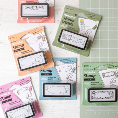 Pre-inked Paintable Stamp by Midori - Half Size