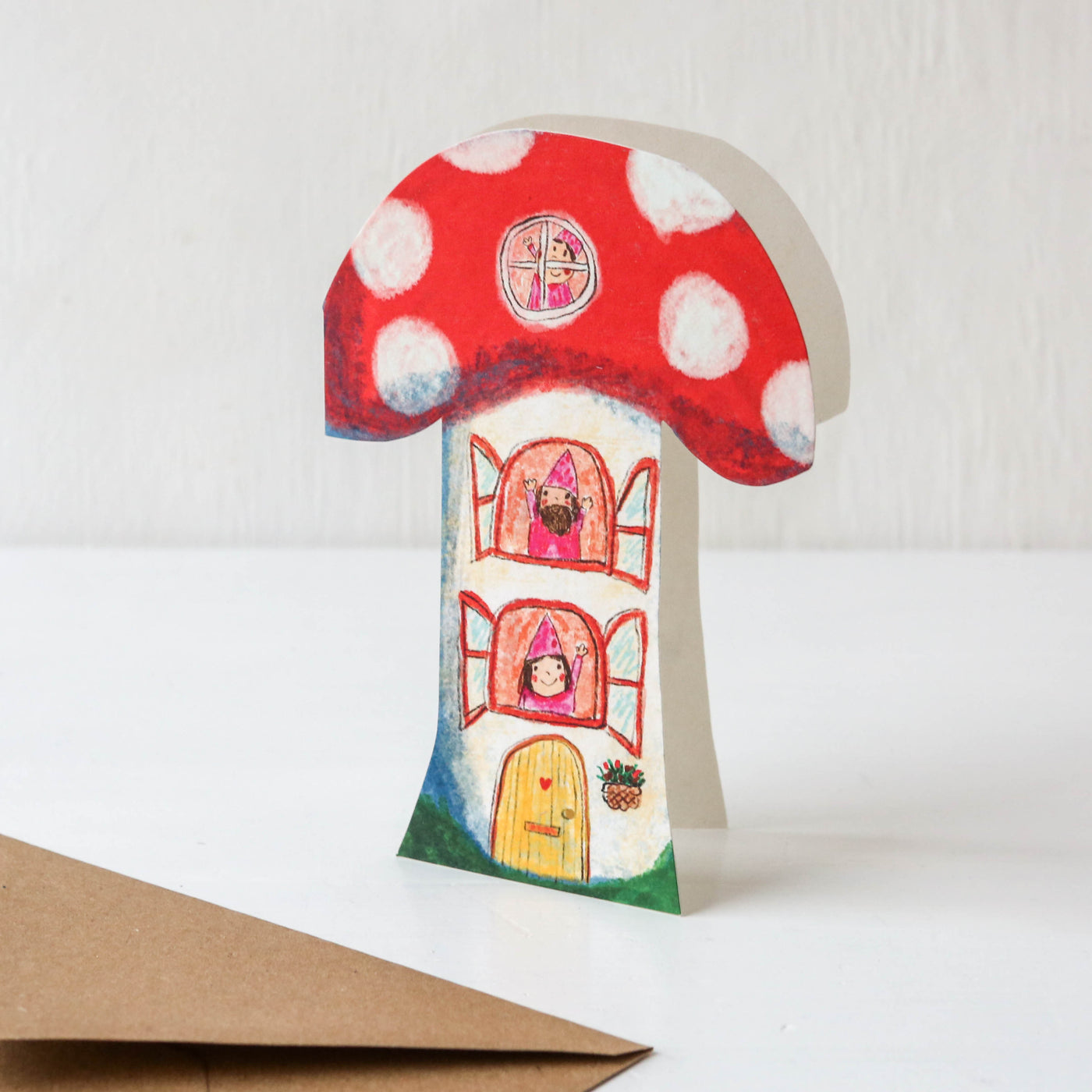 Toadstool Home Card