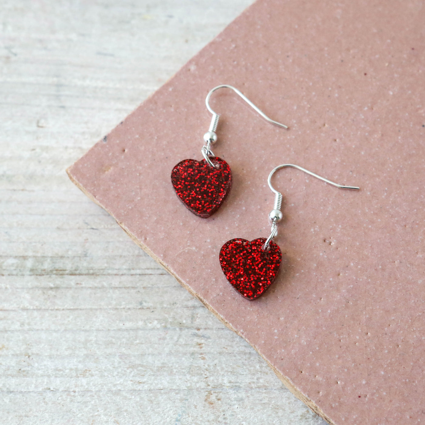 Heart Charm Earrings