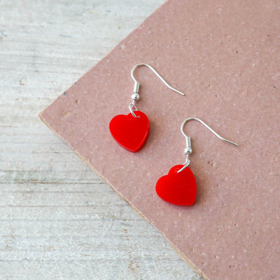 Heart Charm Earrings