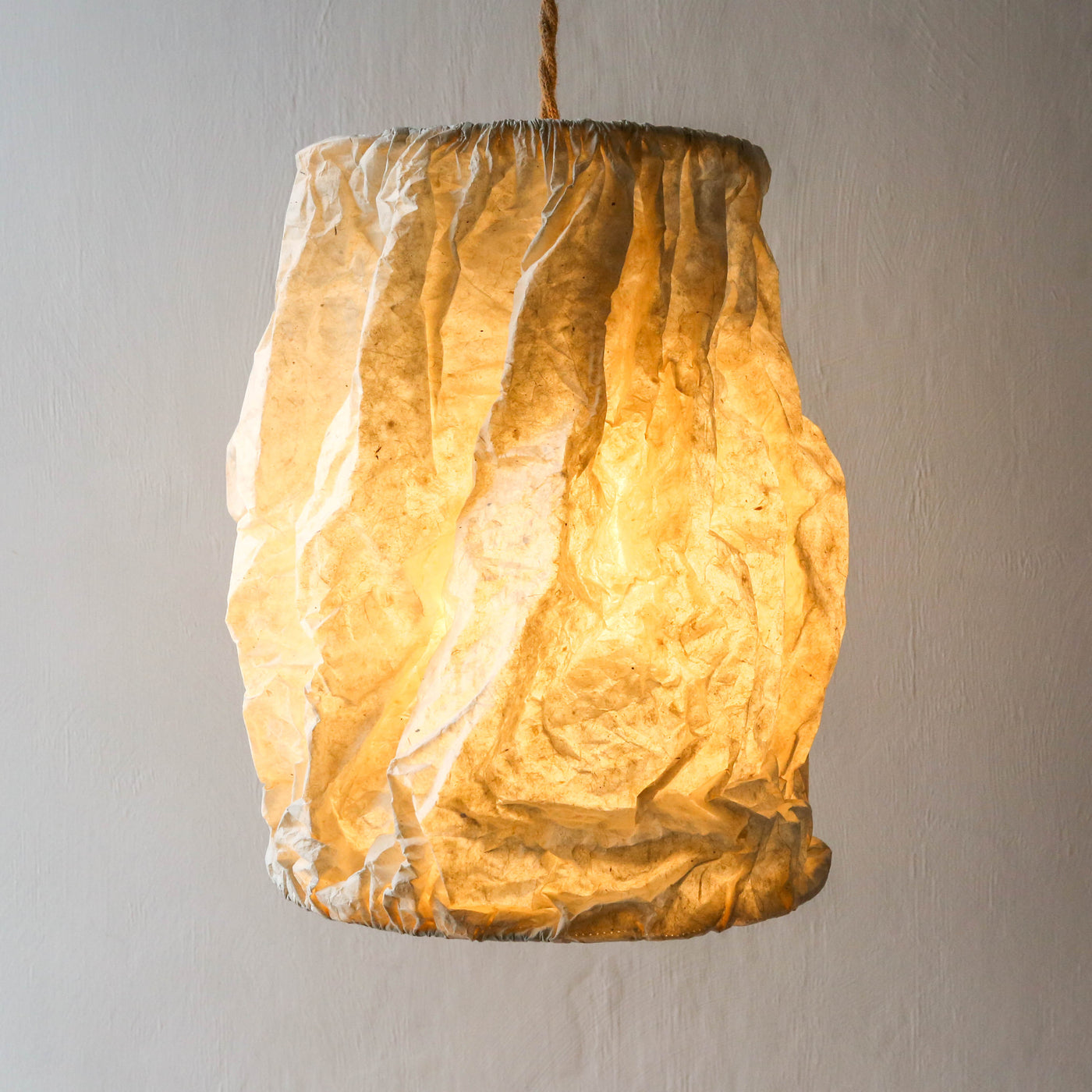 Wrinkle Paper Lampshade - Small