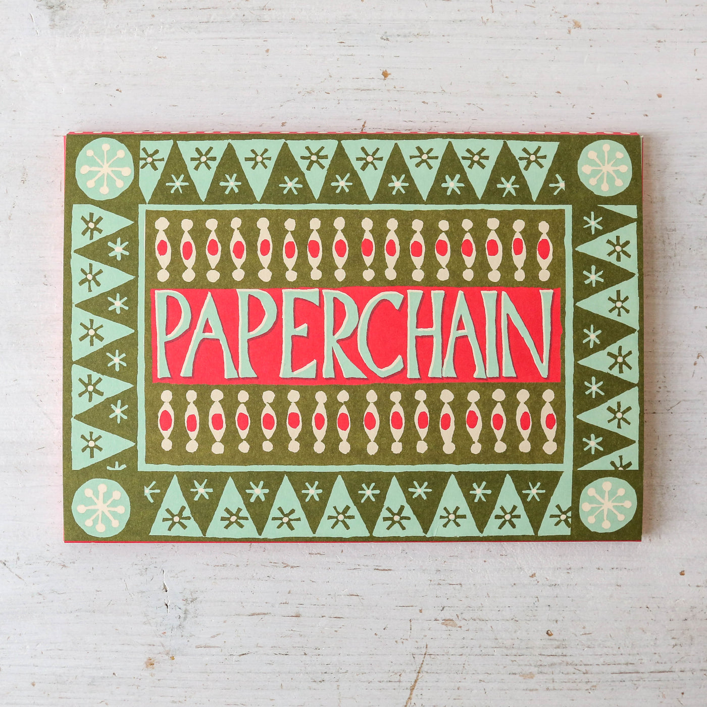 Cambridge Imprint Green and Red Paperchain Kit