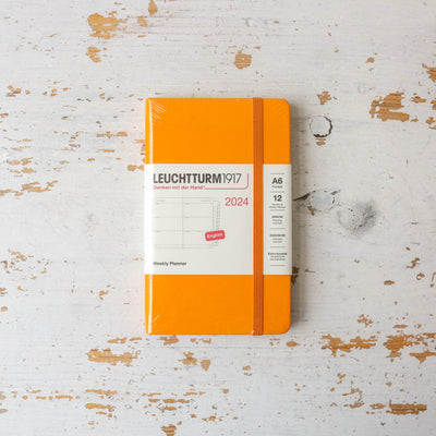 Leuchtturm A6 Pocket Weekly Planner 2024 - Rising Sun