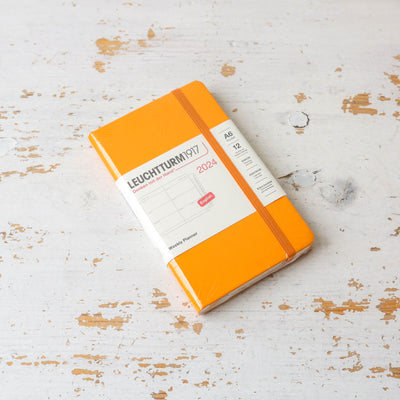 Leuchtturm A6 Pocket Weekly Planner 2024 - Rising Sun