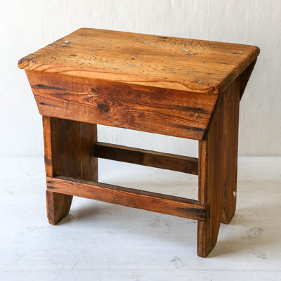 Rustic Vintage Foot Stool - Design 4