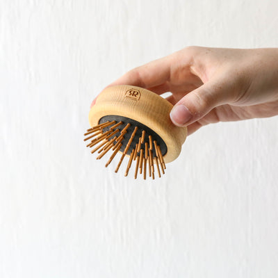 Pop-Up Beechwood Hair Brush