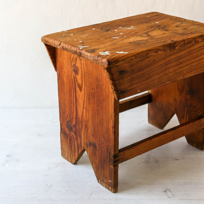 Rustic Vintage Foot Stool - Design 4
