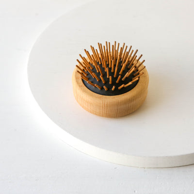 Pop-Up Beechwood Hair Brush